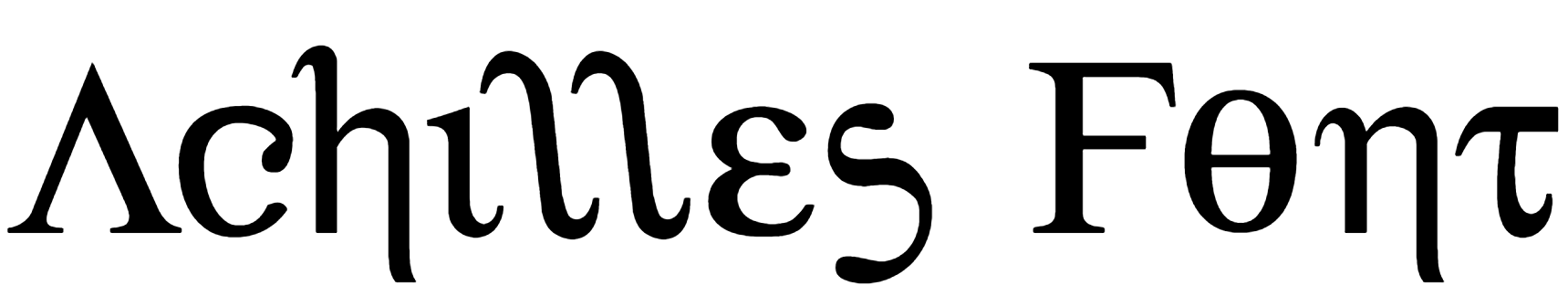 Achilles Font download
