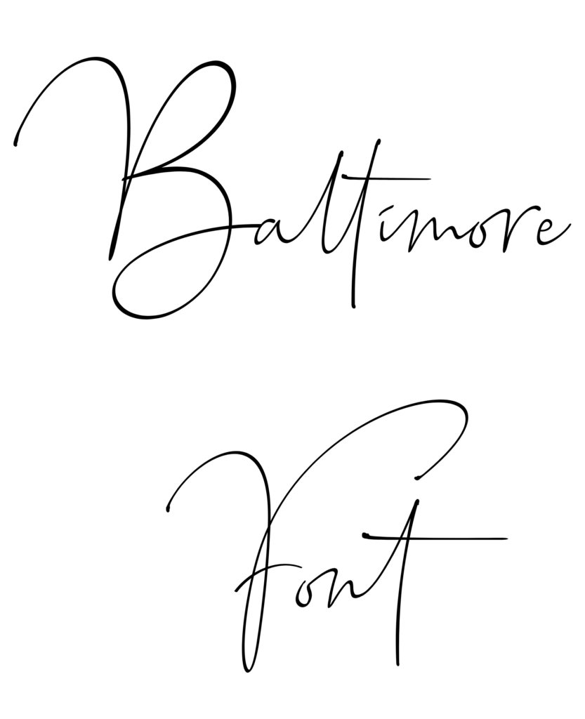 Baltimore Font | DafontStyle