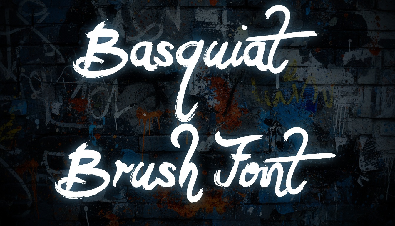 Basquiat Brush Font download