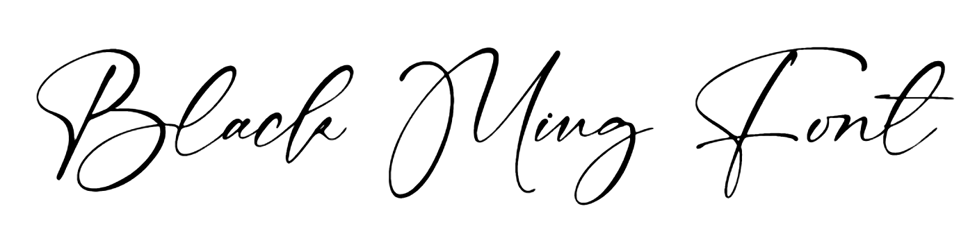 Black Ming Font download