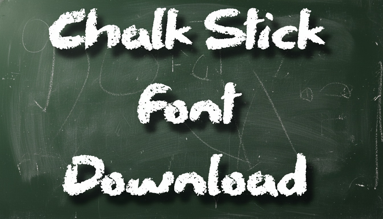 Chalk Stick Font Download