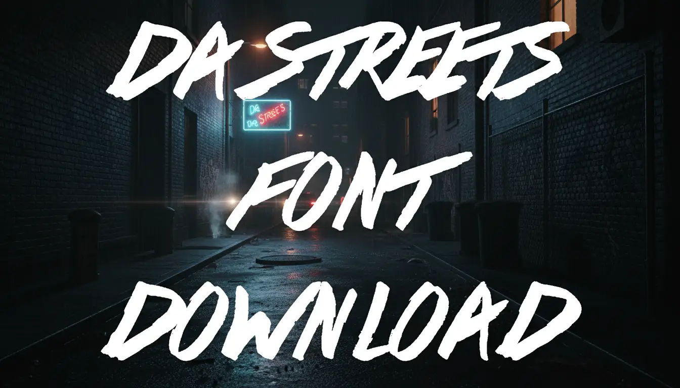 Da Streets Font Download