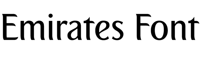 Emirates Font Download