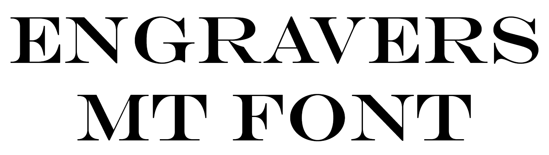 Engravers MT Font free download