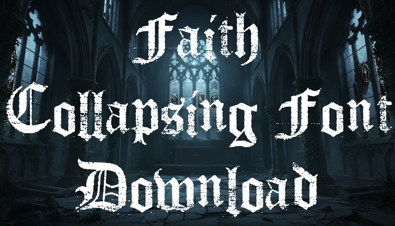 Faith Collapsing Font Download