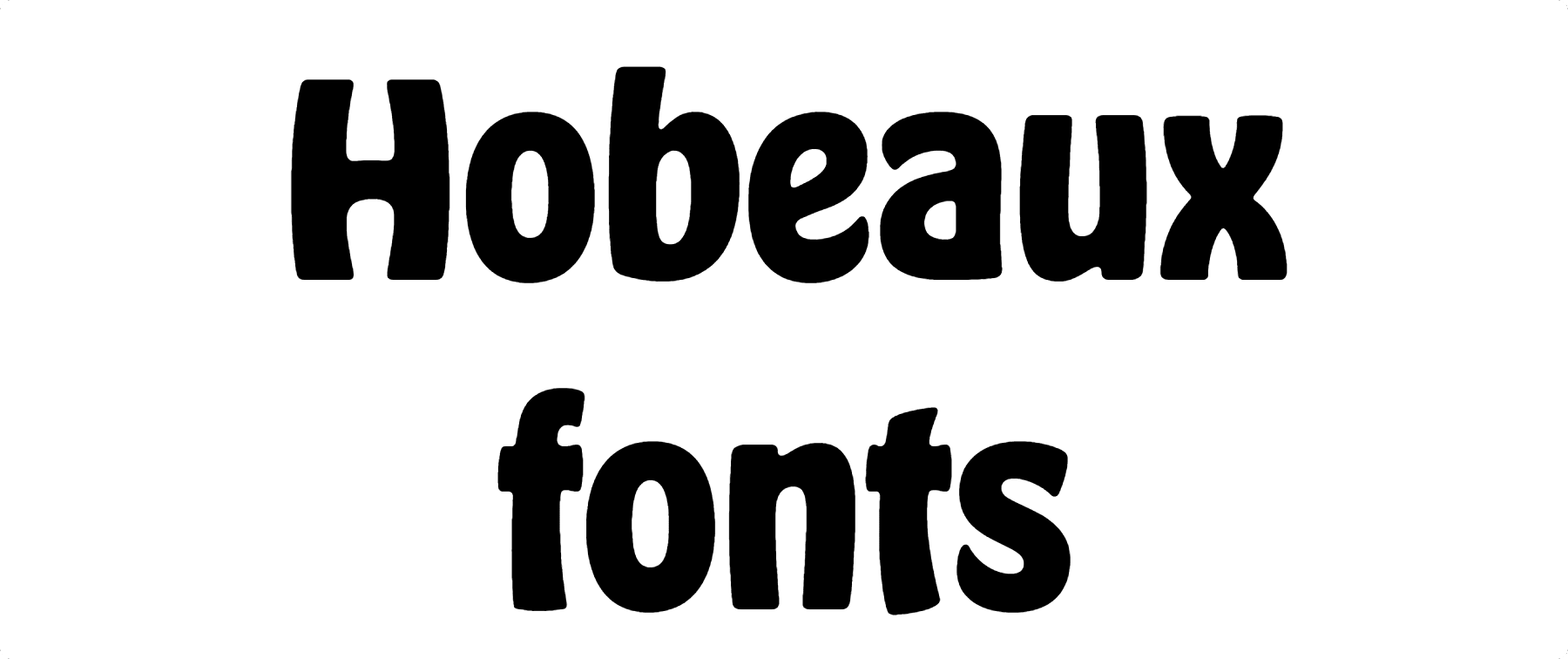 Hobeaux font download