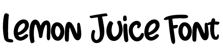 Lemon Juice Font free Download