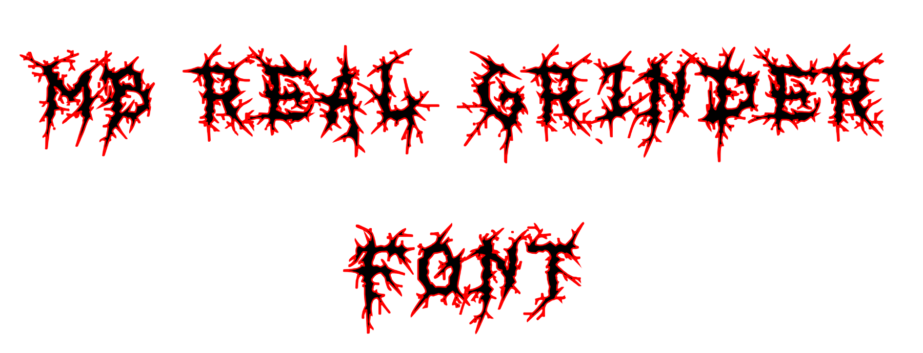 MB Real Grinder Font free download