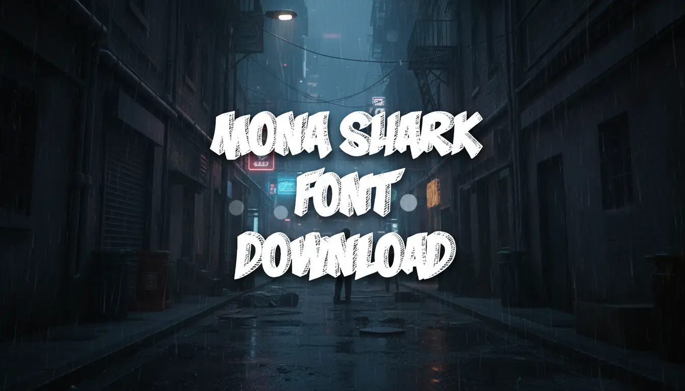 Mona Shark Font Download