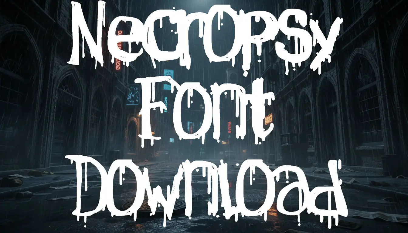 Necropsy Font Download