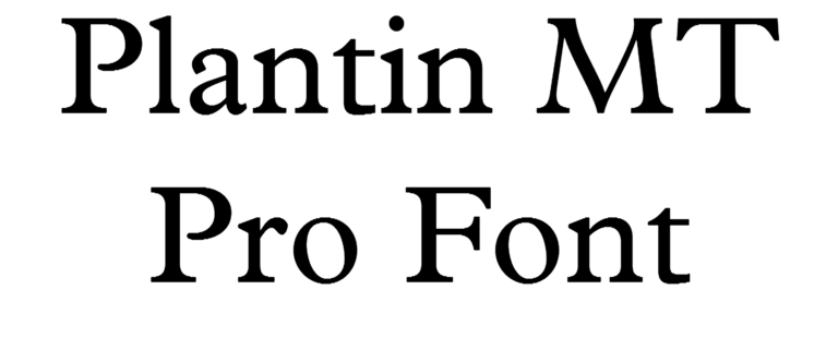 Plantin MT Pro Font Download