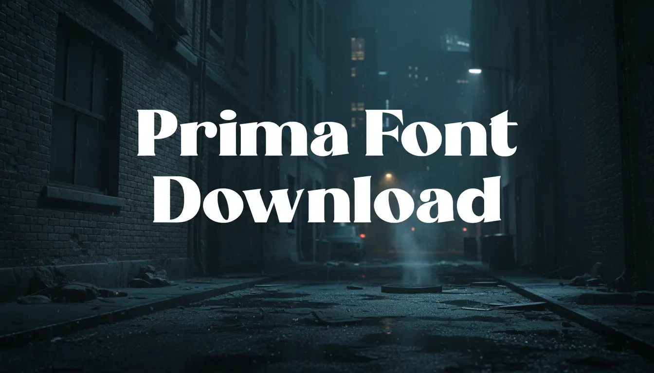 Prima Font Download