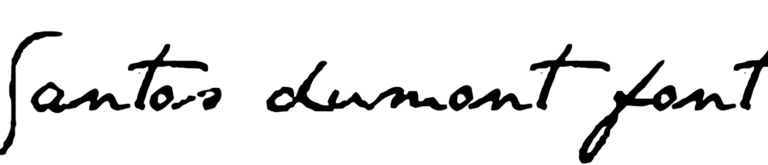 Santos dumont font download