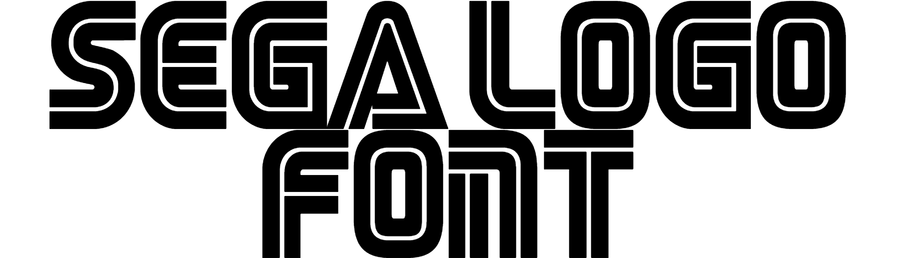 sega logo font download