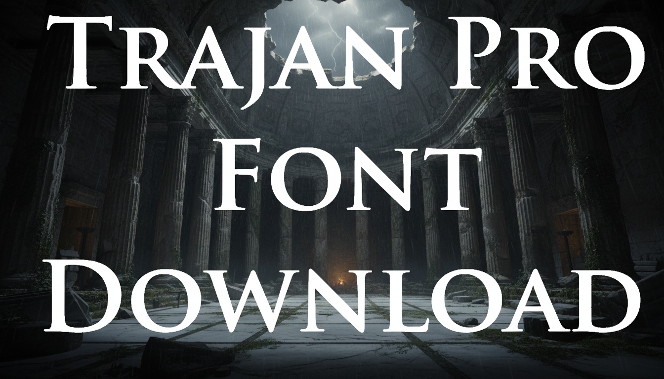 Trajan Pro Font Download