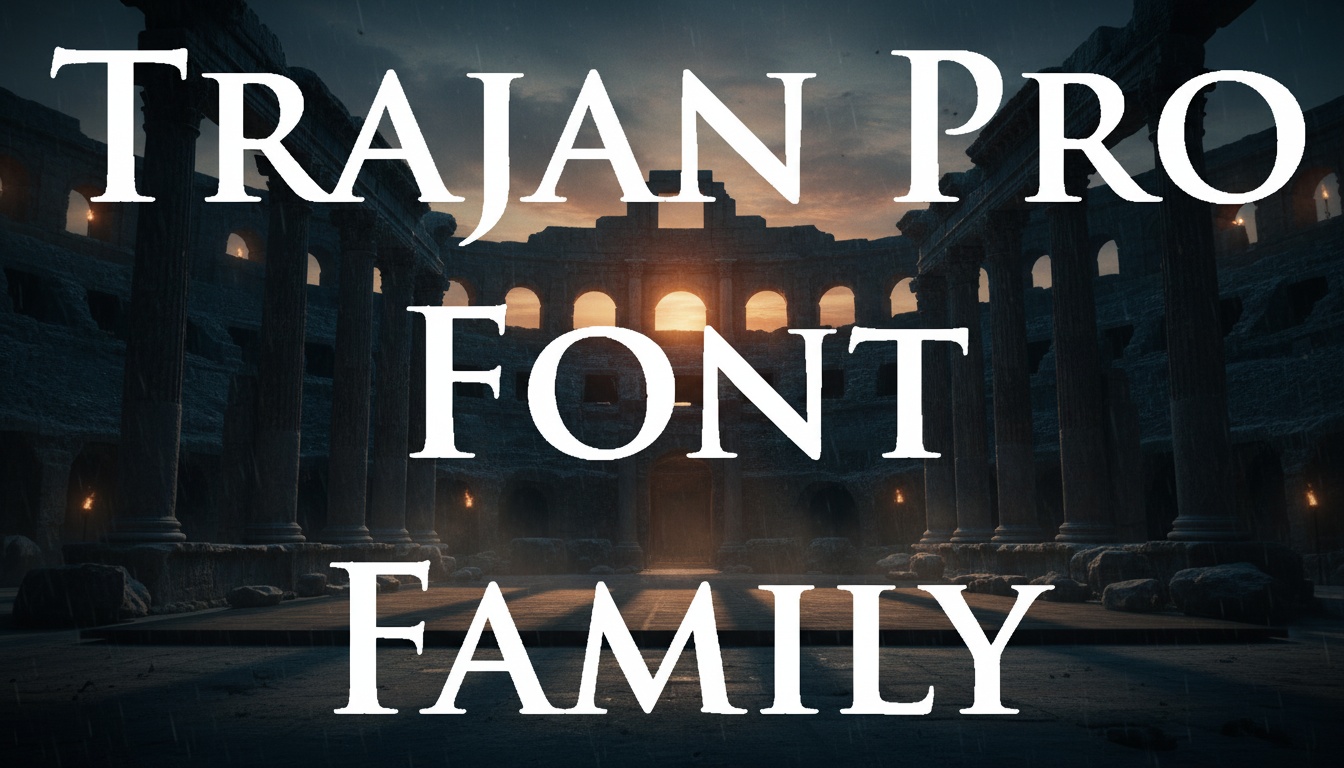 Trajan Pro Font Family