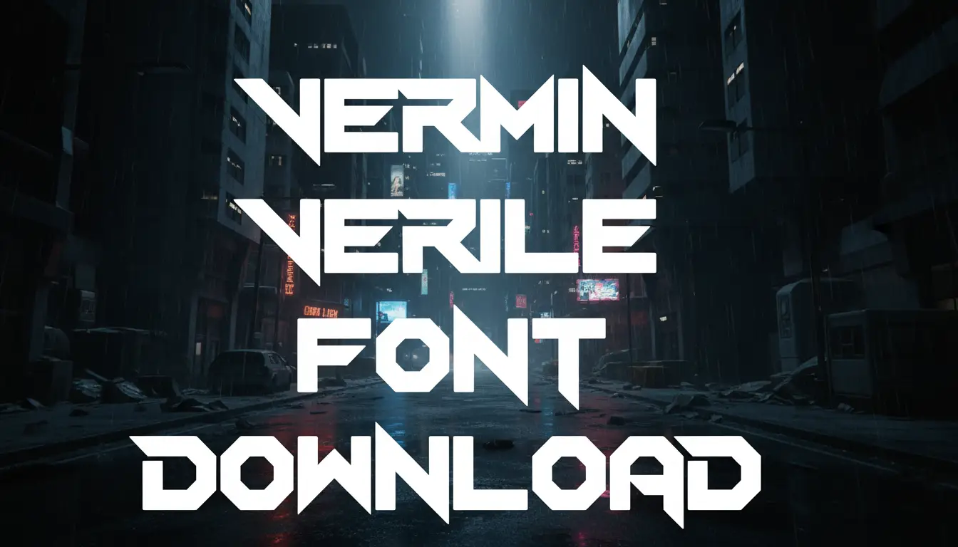 Vermin Verile Font Download