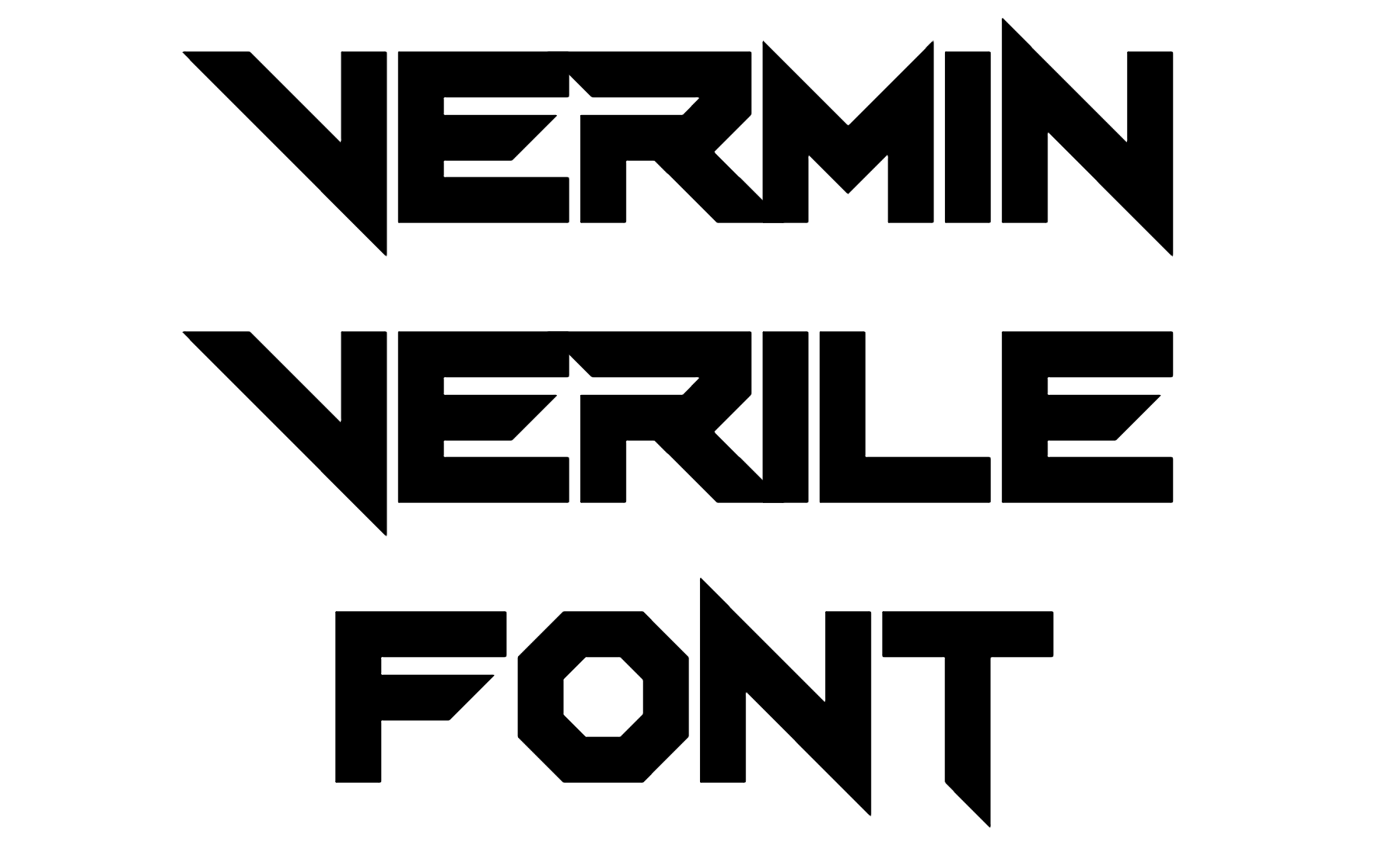 Vermin Verile Font Download, #Vermine