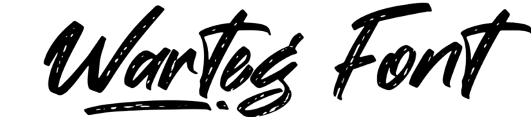 Warteg Brush Font download