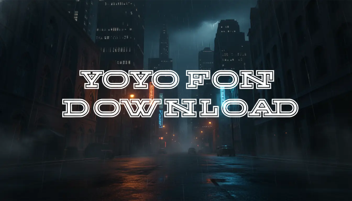 Yoyo Font download