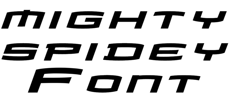 Mighty spidey font download