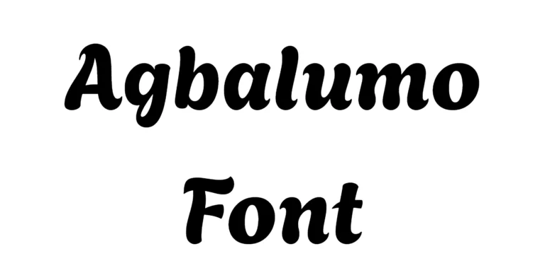 Agbalumo Font Download, #Agbalumo regular
