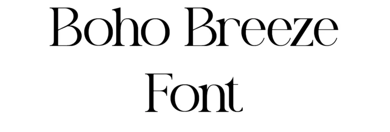 Boho Breeze Font Download