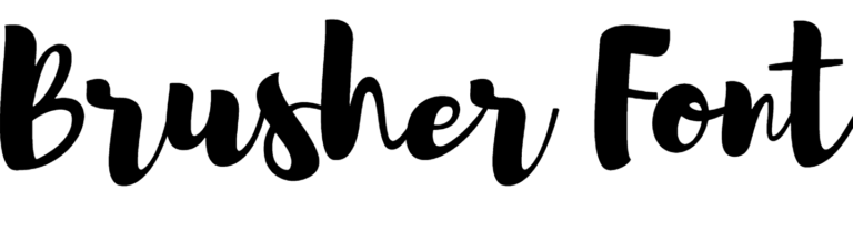 Brusher Font Download, #Brush Calligraphy