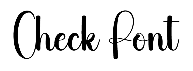 Check Font Download, #Free Font