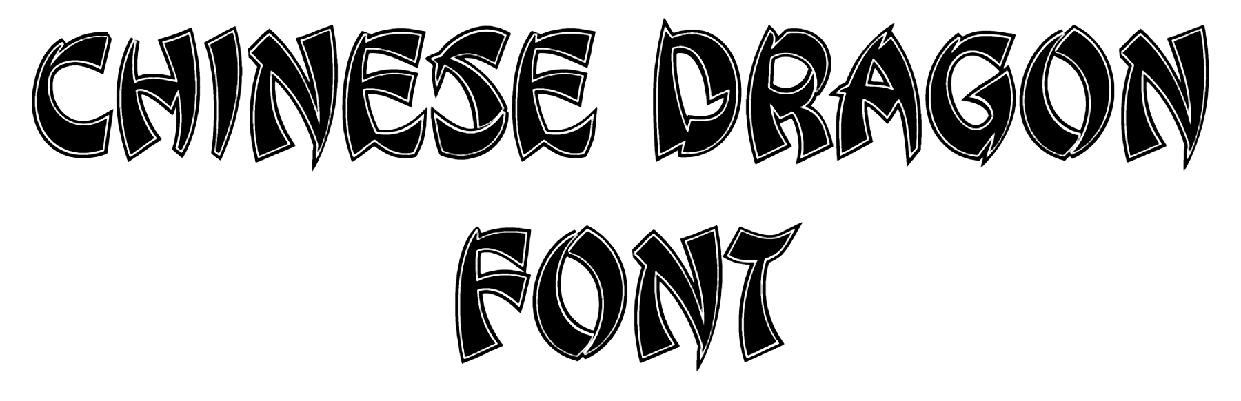 Chinese Dragon Font free Download