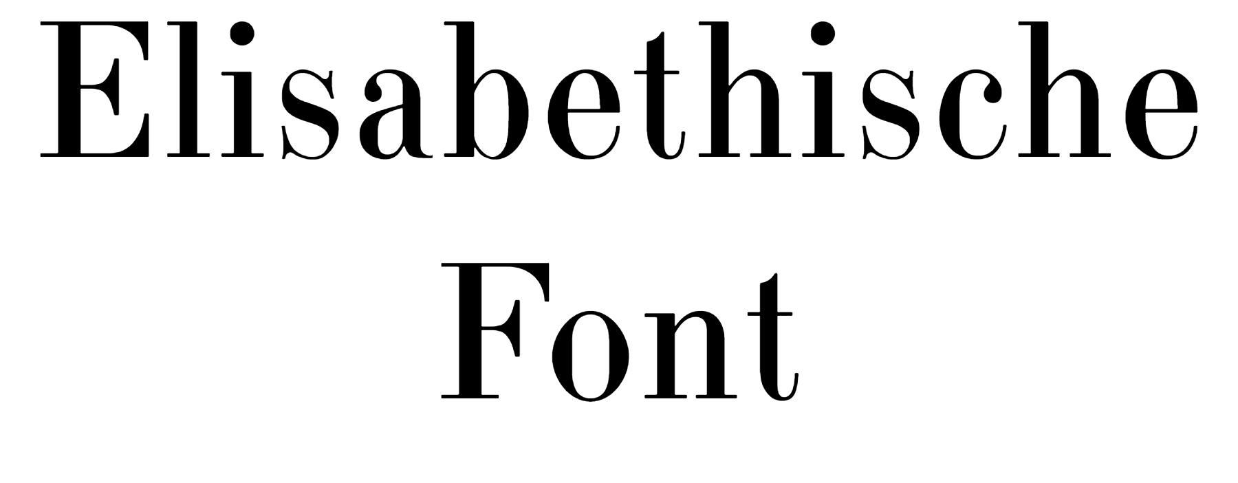 Elisabethische Font Download