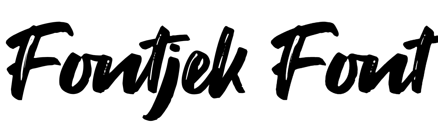 Fontjek Font Download, #Brush Calligraphy