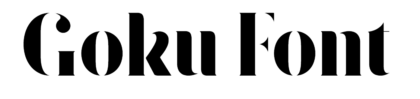 Goku Font free Download