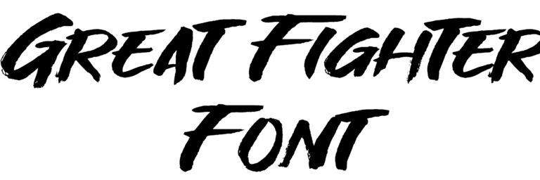 Great Fighter Font Download