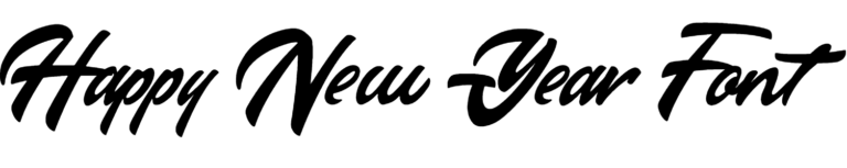 Happy New Year Font Download