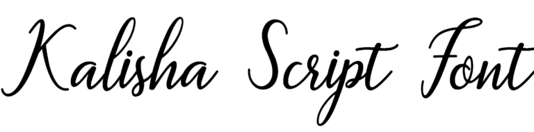 Kalisha Script Font Download