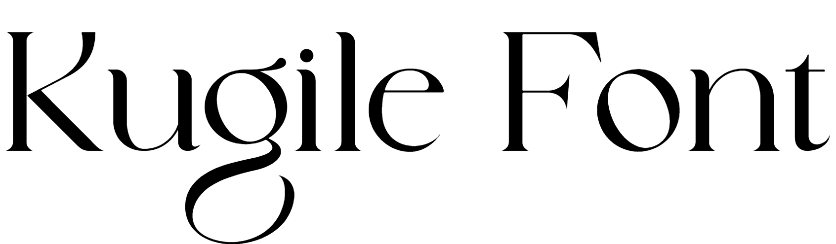 Kugile Font free Download