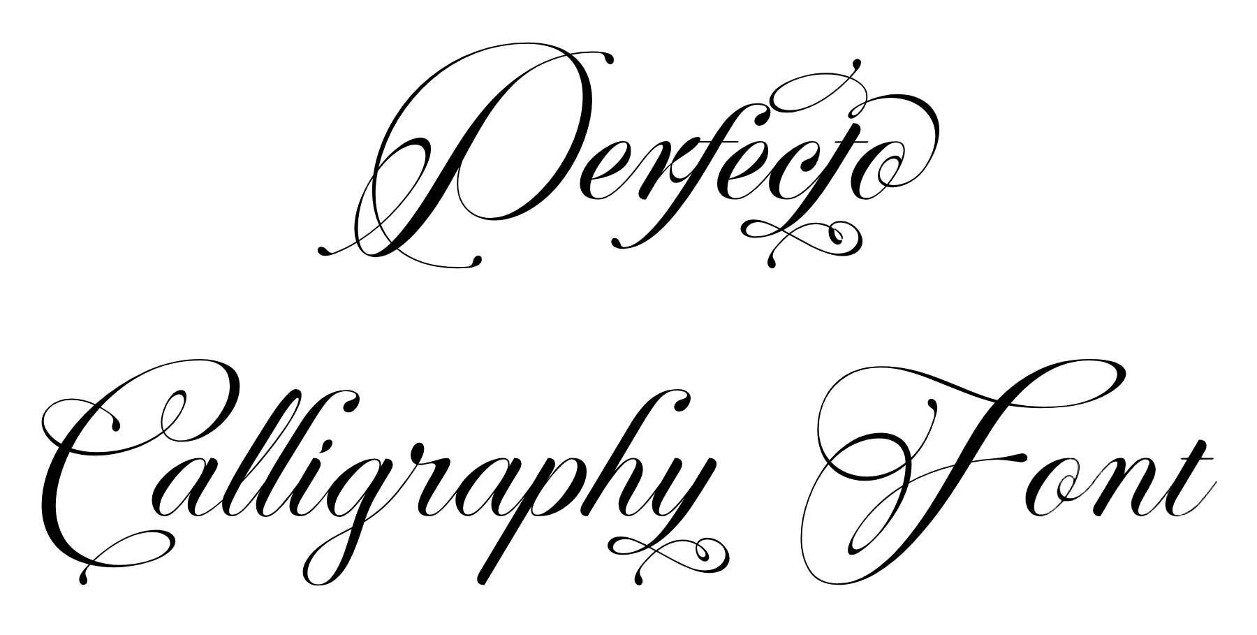 Perfecto Calligraphy Font free Download