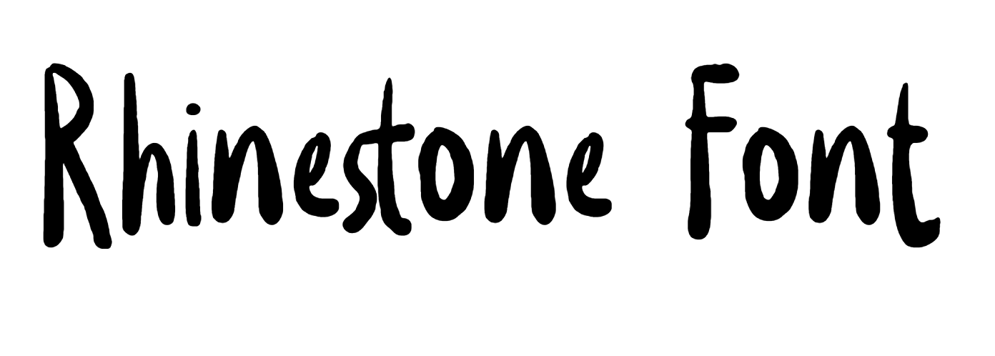 Rhinestone Font Download