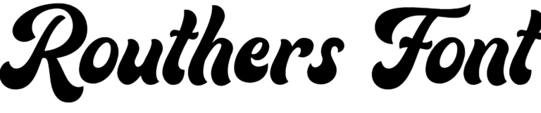 Routhers Font Download, #Routhers demo