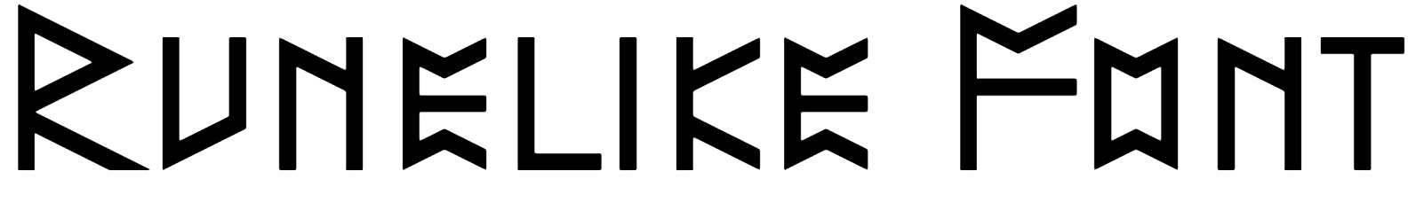 Runelike Font Download,#Elvish
