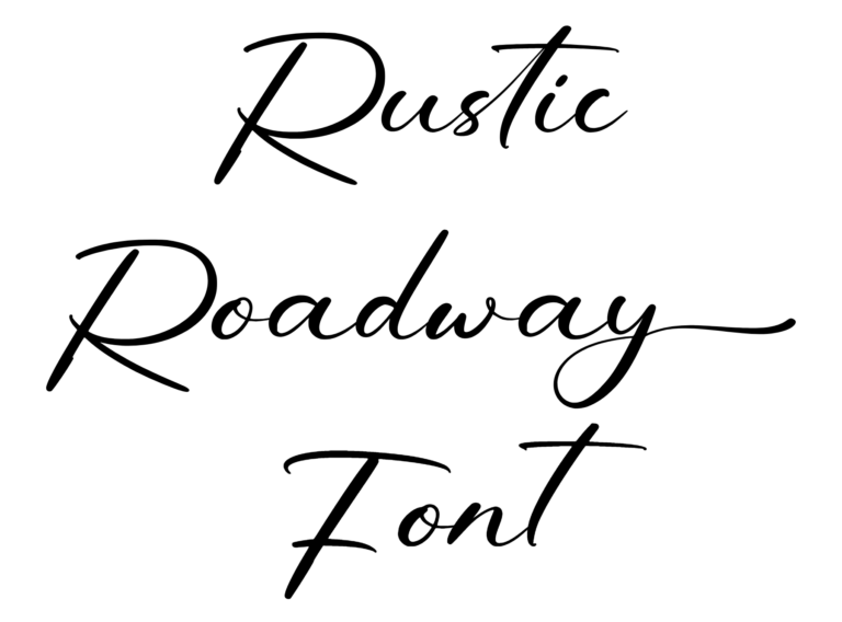 Rustic Roadway Font