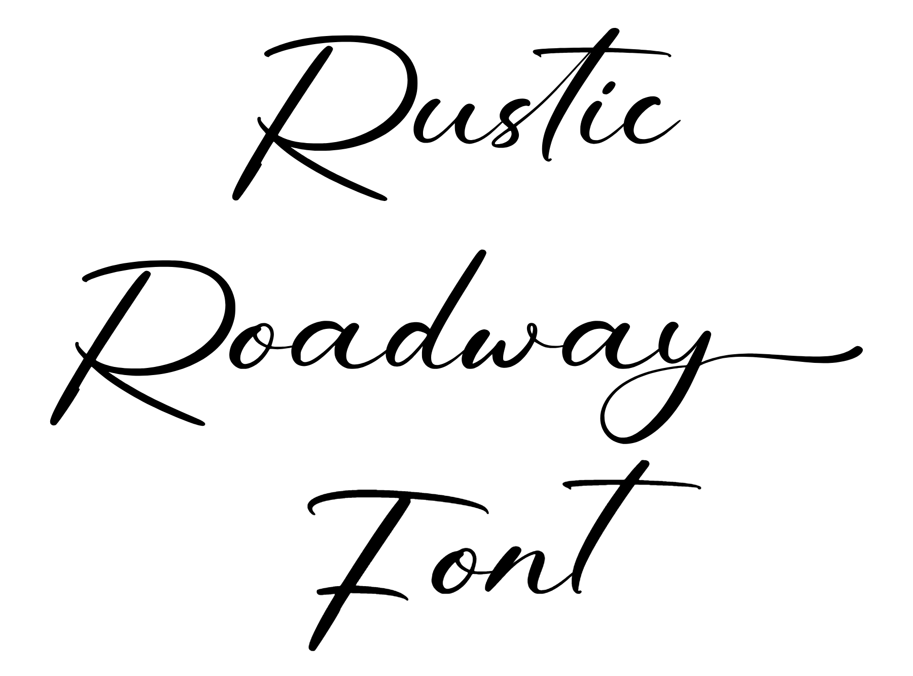 Rustic Roadway Font