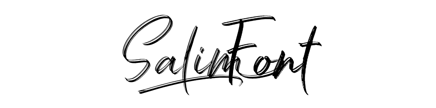 Salim Font Download, #brush font