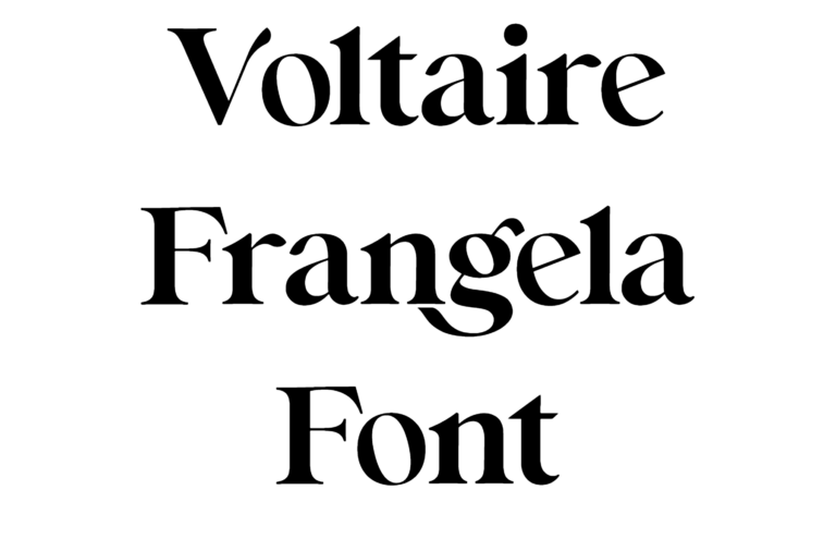 Voltaire Frangela Font Download