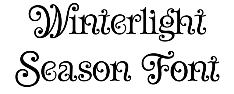 Winterlight Season Font Download