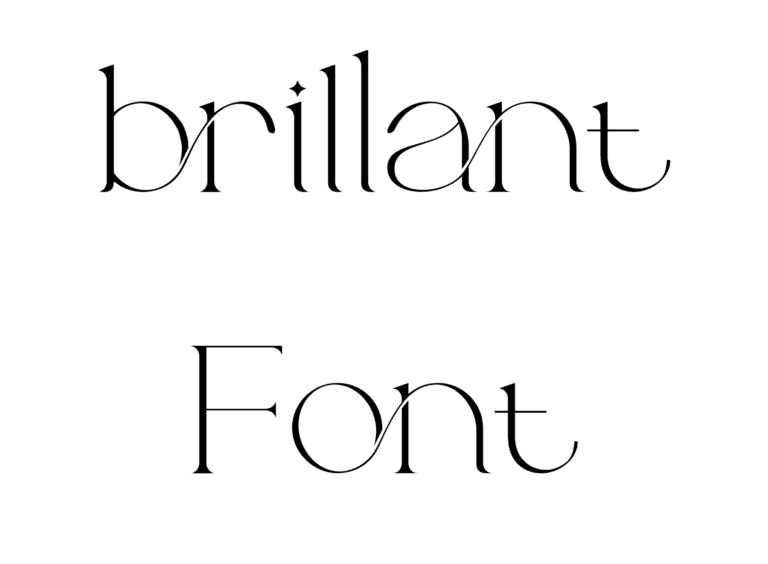 Brillant Font free Download, Canva sans