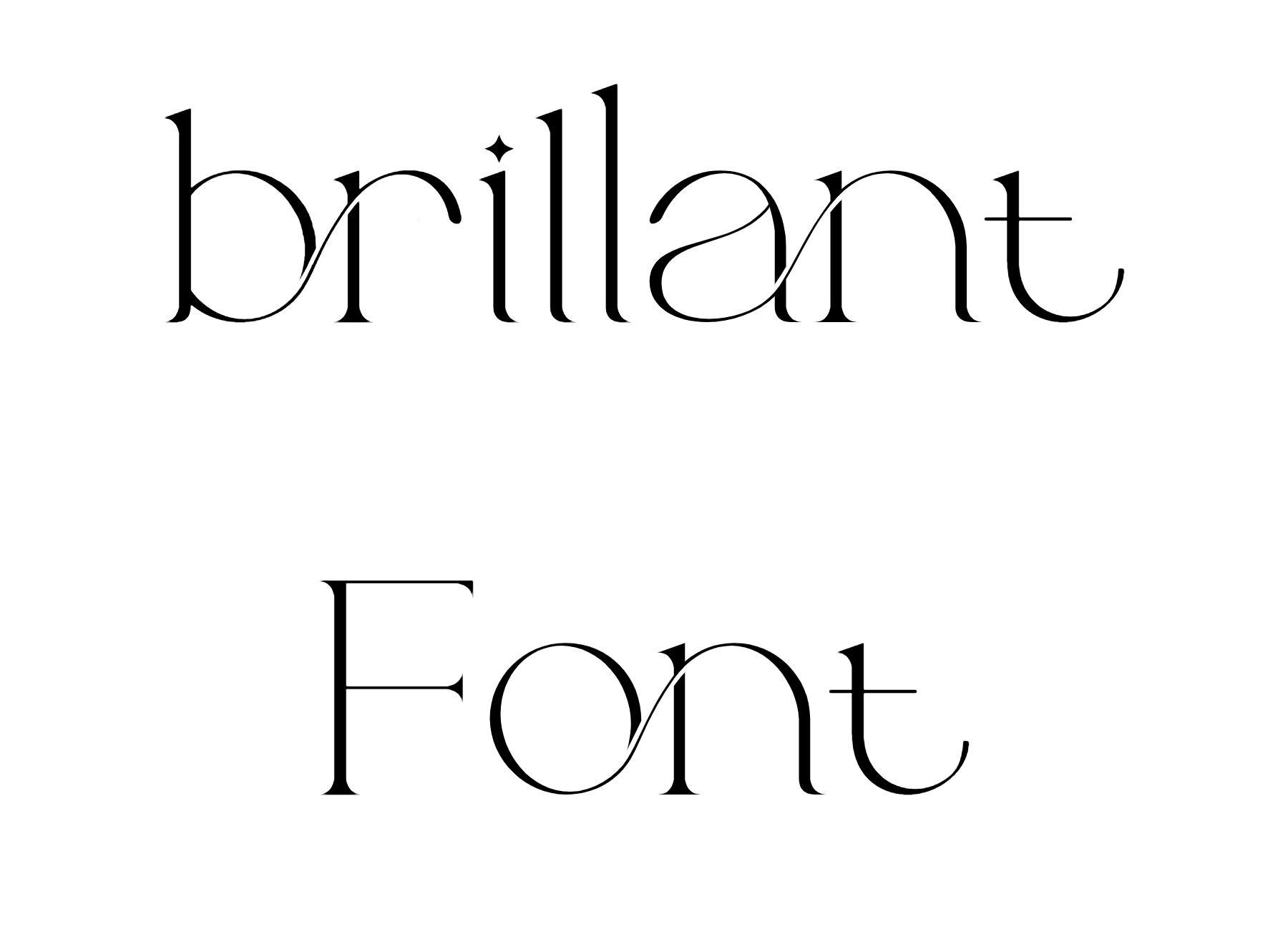 Brillant Font free Download, Canva sans