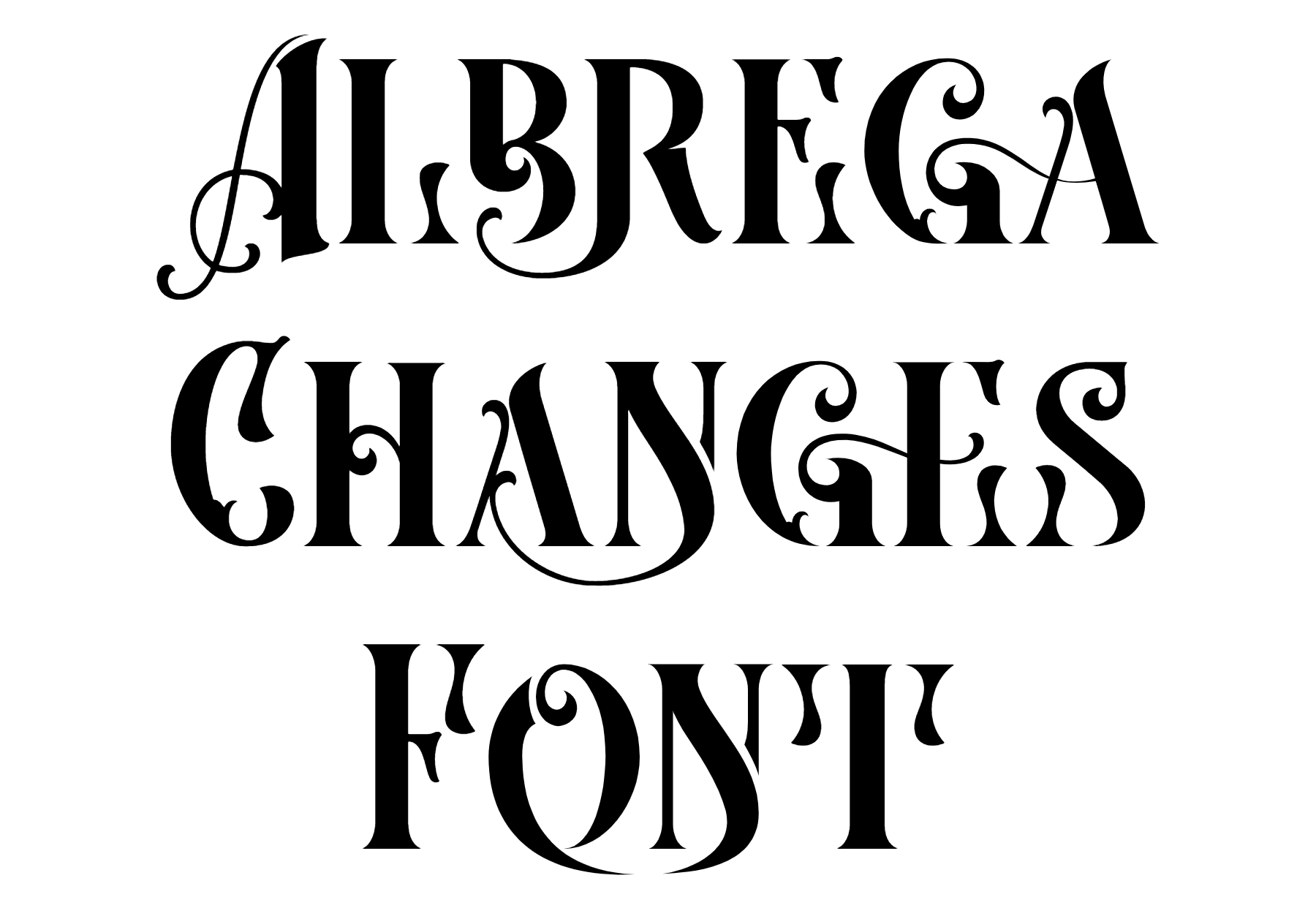 Albrega Changes Font Download