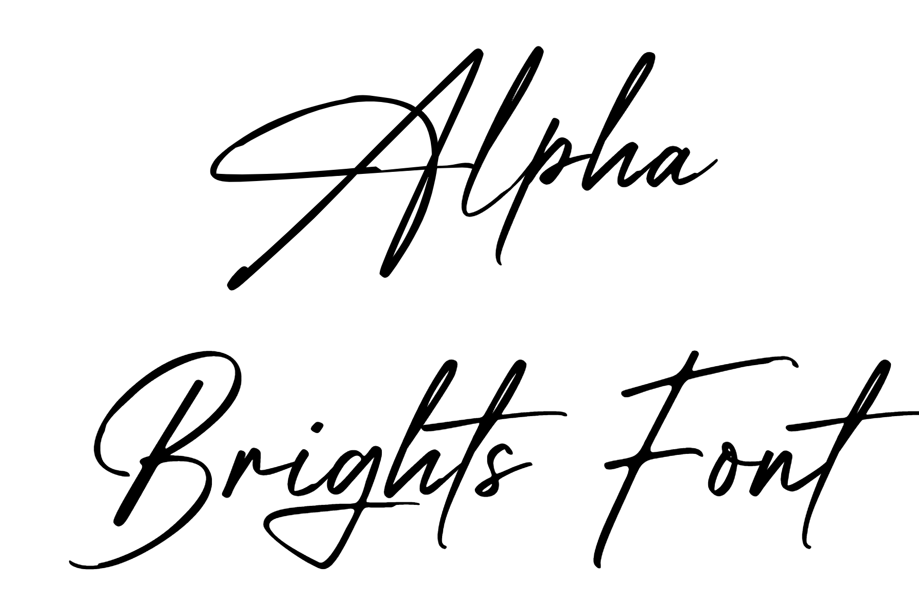 Alpha Brights Font Download